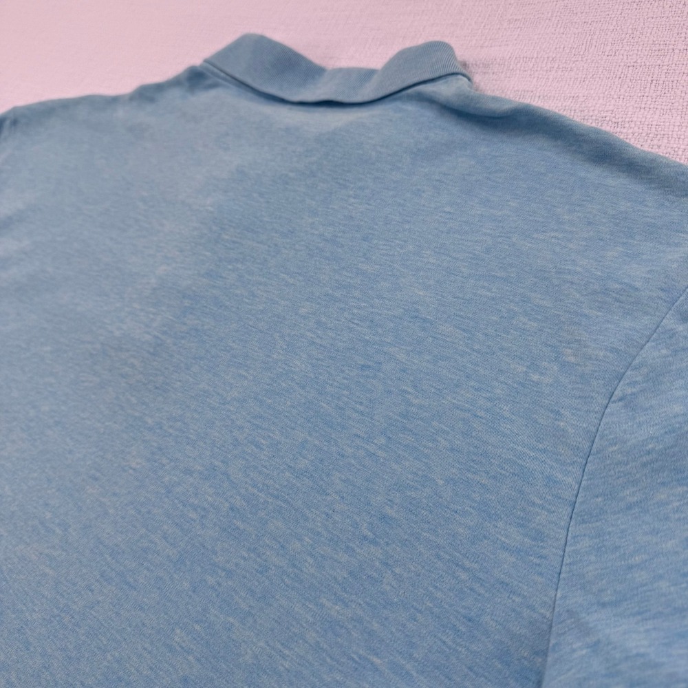 Polo Ralph Lauren Shirt Men XXL Heather Blue Big Pony Classic Fit Soft Cotton - Picture 7 of 9